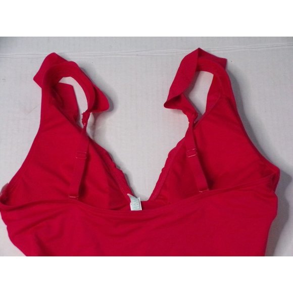 SEA LEVEL Frill One Piece Swimsuit Red 10 NEW $99 - Picture 7 of 8
